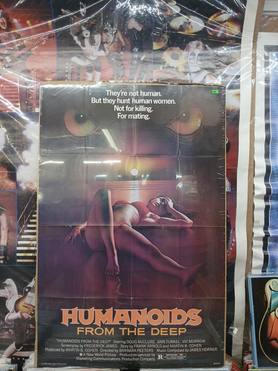 Humanoids From The Deep Original Movie Poster Used  1980