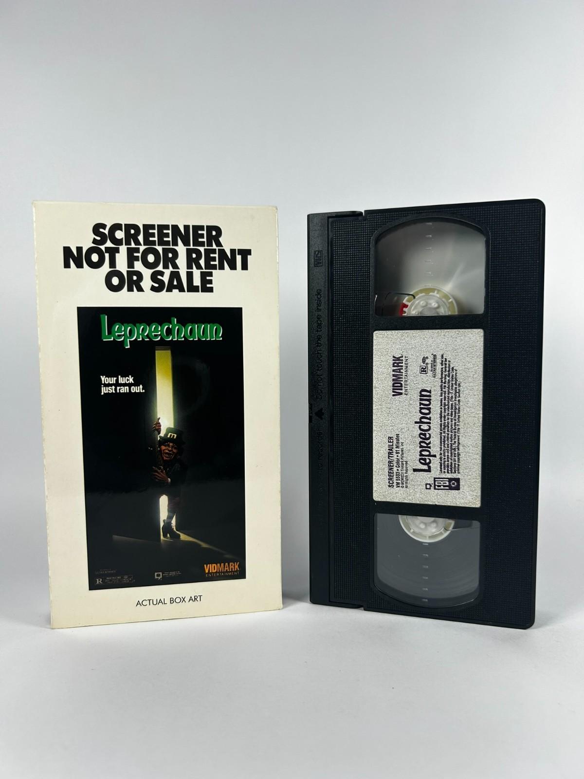 Leprechaun VHS 1992 Screener Promotional Copy Tested Rare OOP NFR