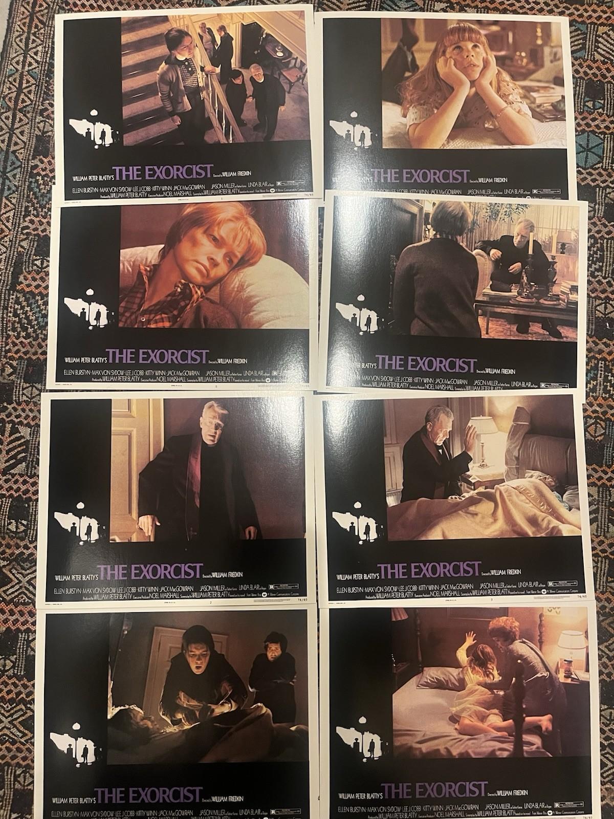 EXORCIST ORIGINAL RARE LOBBY CARD SET (8x10 EACH)
