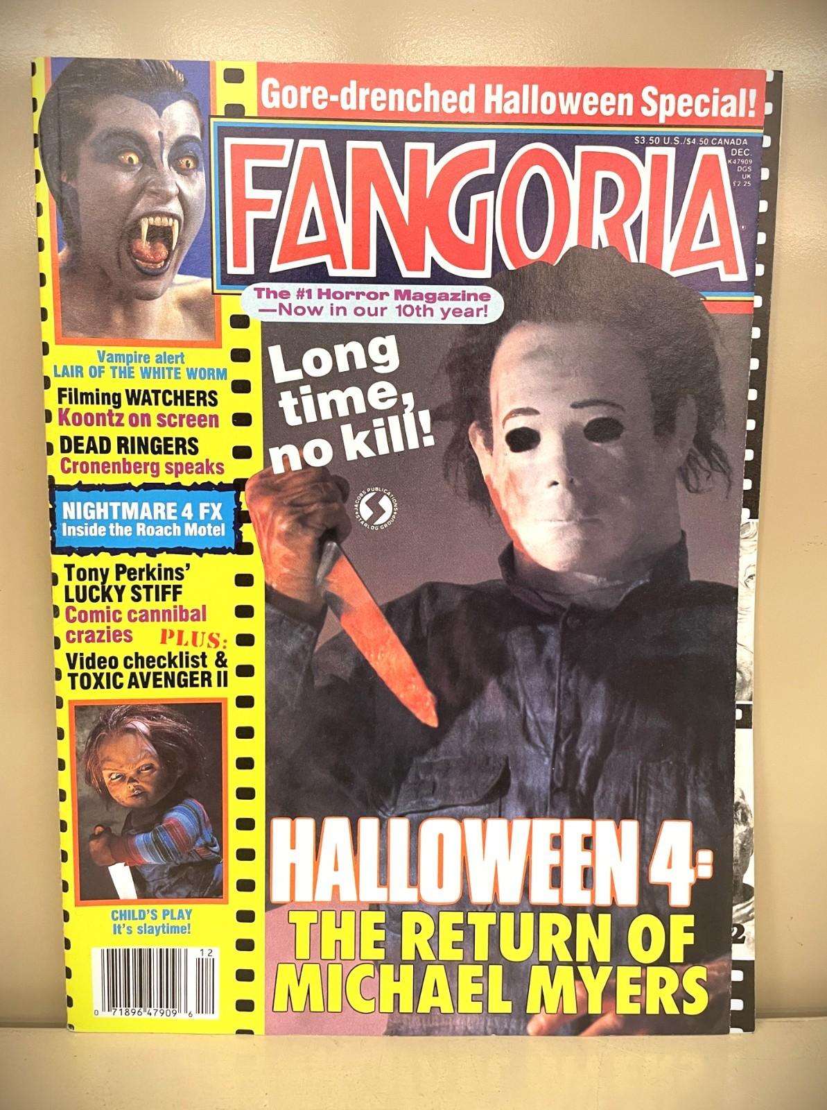 Fangoria Issue #79 Michael Myers Halloween 4 Child’s Play Dec 1988