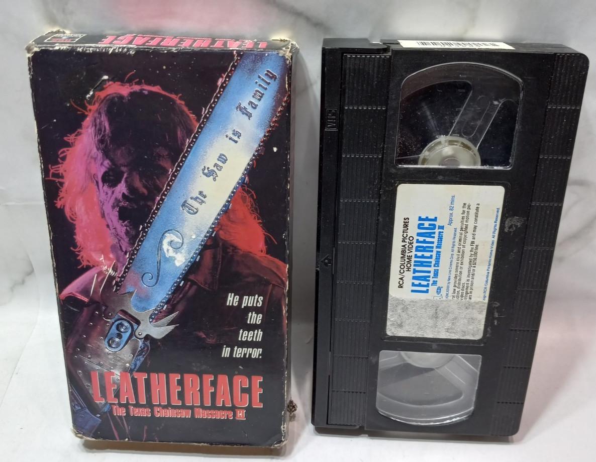 Leatherface The Texas Chainsaw Massacre III VHS Tape 1990 RCA USA Made