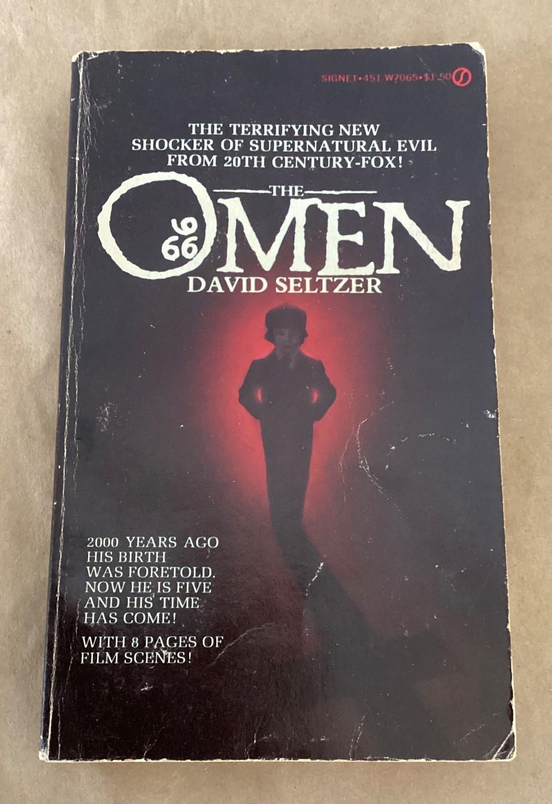 The Omen David Seltzer vintage book 1976 rare movie tie-in ed paperback book