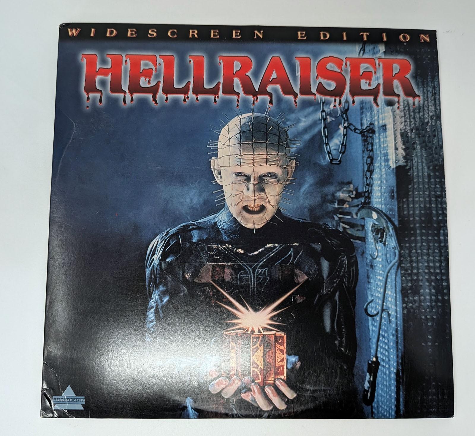 LaserDisc: Hellraiser (1987): Clive Barker, rare horror, widescreen