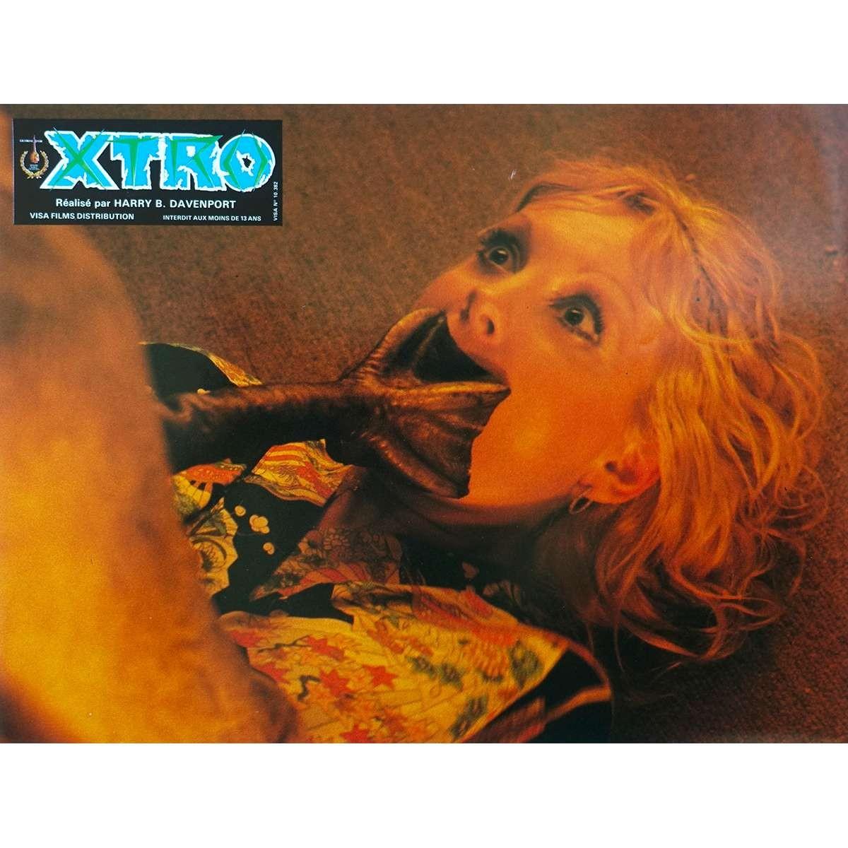 XTRO Original Lobby Card  - 9x12 in. - 1982 - Harry Bromley Davenport, Philip Sa