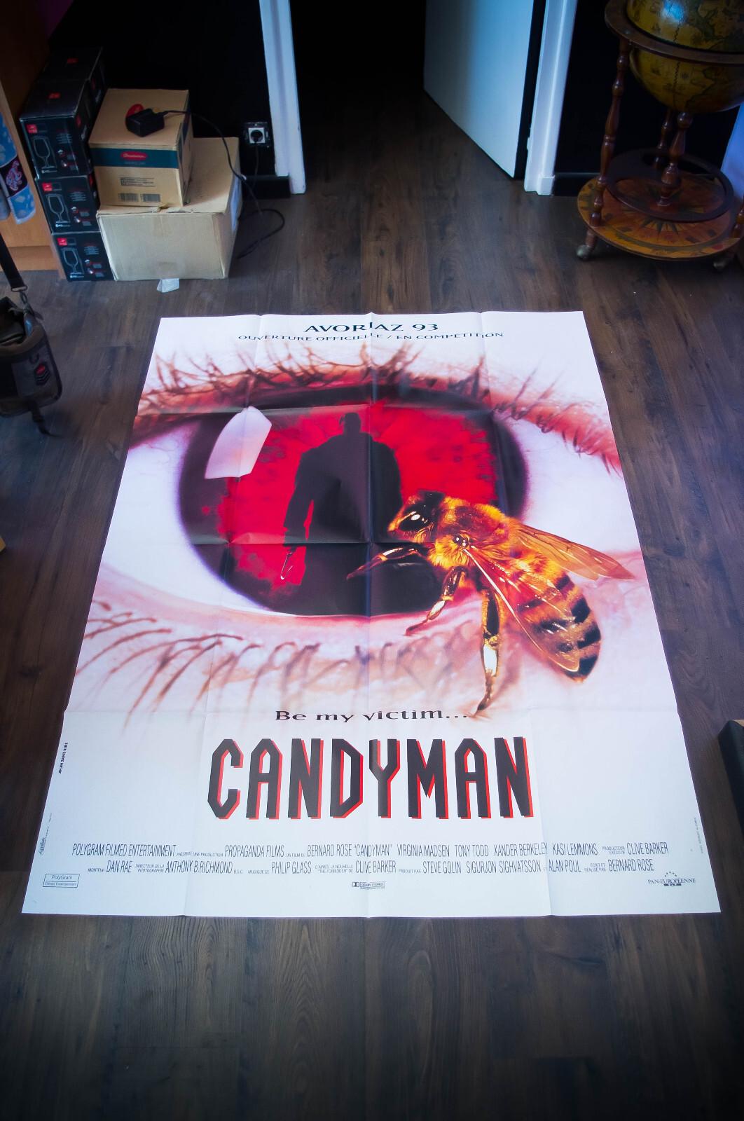 CANDYMAN Horror Film French Grande Vintage Movie Poster Original 1992