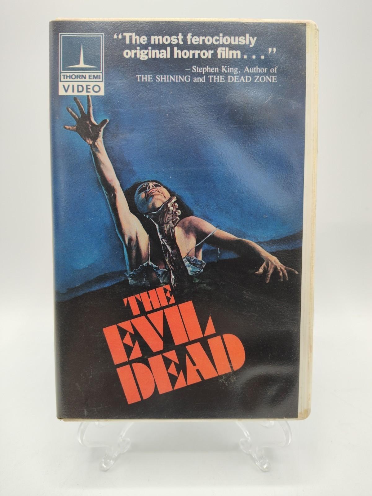 The Evil Dead - (Betamax, 1982) RARE Thorn EMI Video White Clamshell Case *VGC*