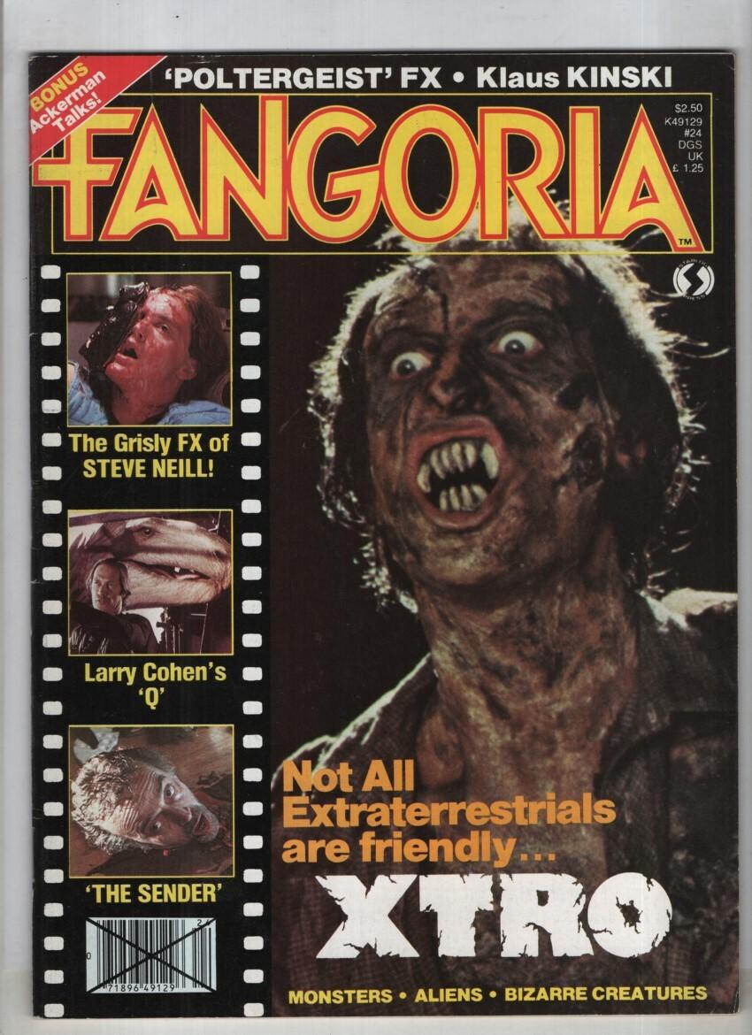 Fangoria Mag Xtro Steve Neill #24 December 1982 032522RNON