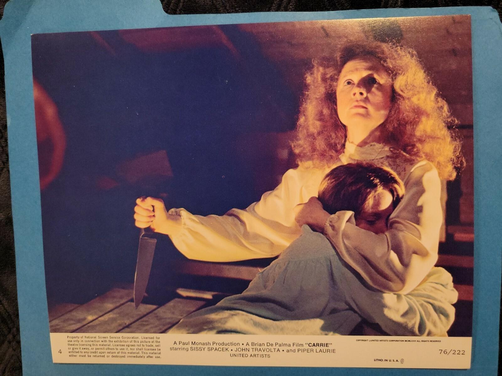 CARRIE Original 8x10 Color Movie lobby Card 1976 Horror #4