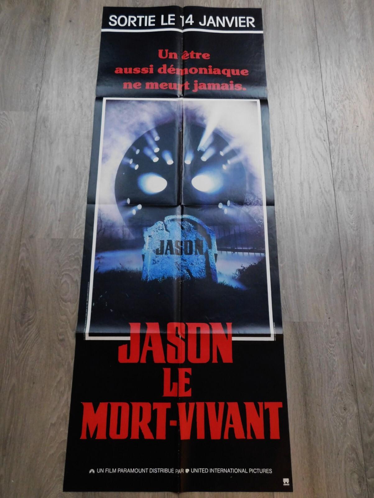 Friday the 13th Part VI: Jason Lives French Movie Poster Original 23/63 1986