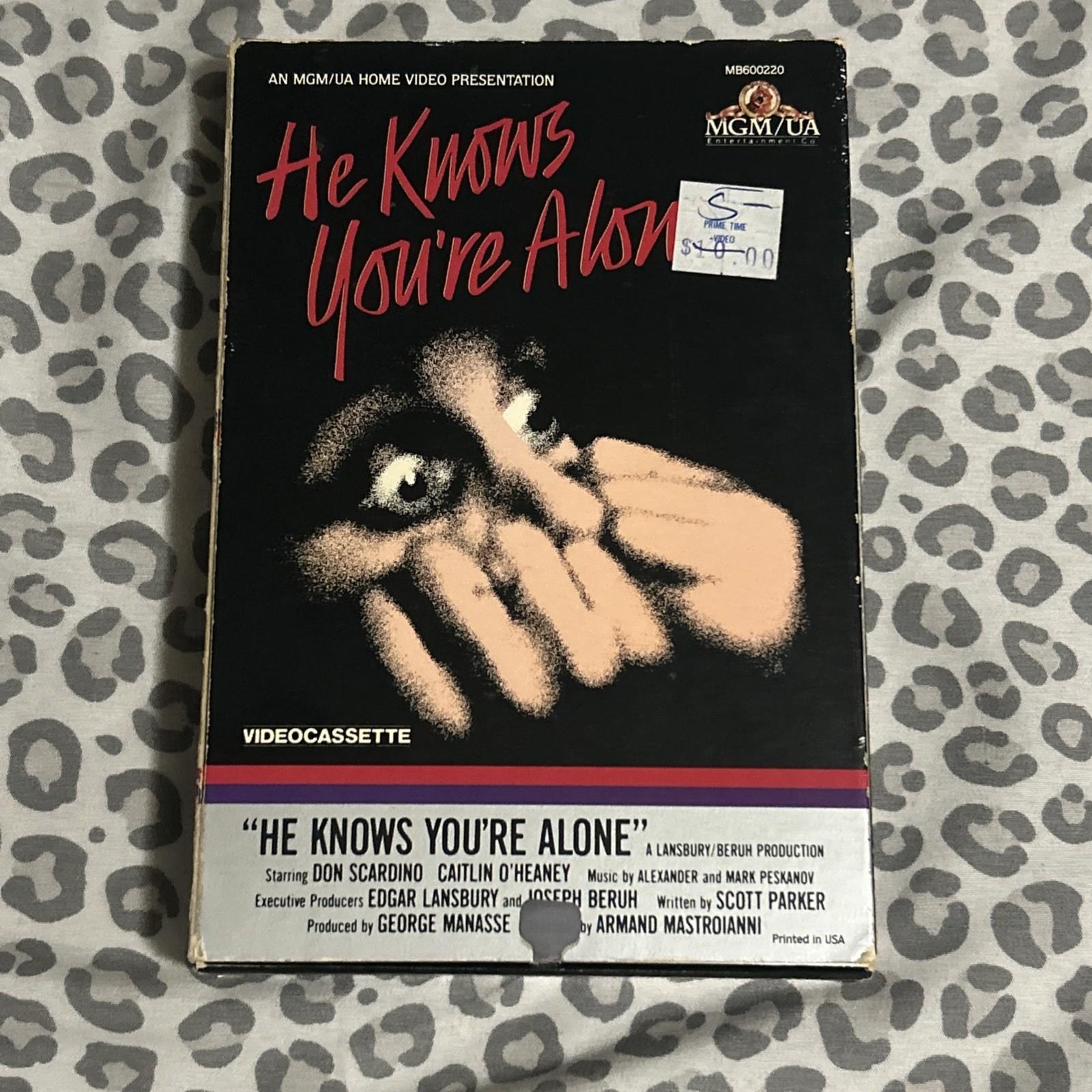 Betamax Big Box He Knows You're Alone Scardino O'Heaney CULT VERY RARE HTF