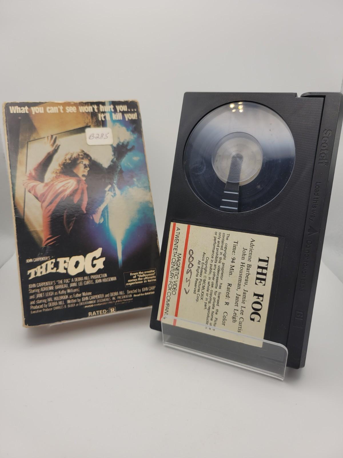 THE FOG 1980 BETAMAX MAGNETIC VIDEO 4067 1ST PRINT JOHN CARPENTER HORROR RARE