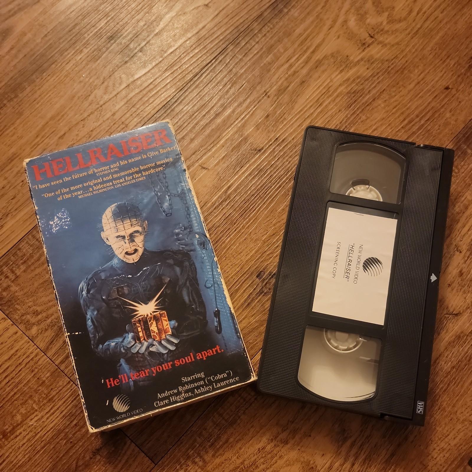 HELLRAISER (VHS) Horror  First Release 1987 Promo Screener Super Rare! Canon