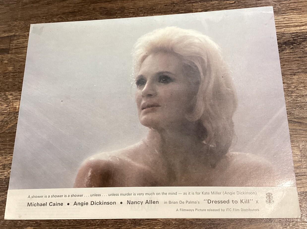 Dressed To Kill (1980) ANGIE DICKINSON in Shower Original Cinema Lobby Card