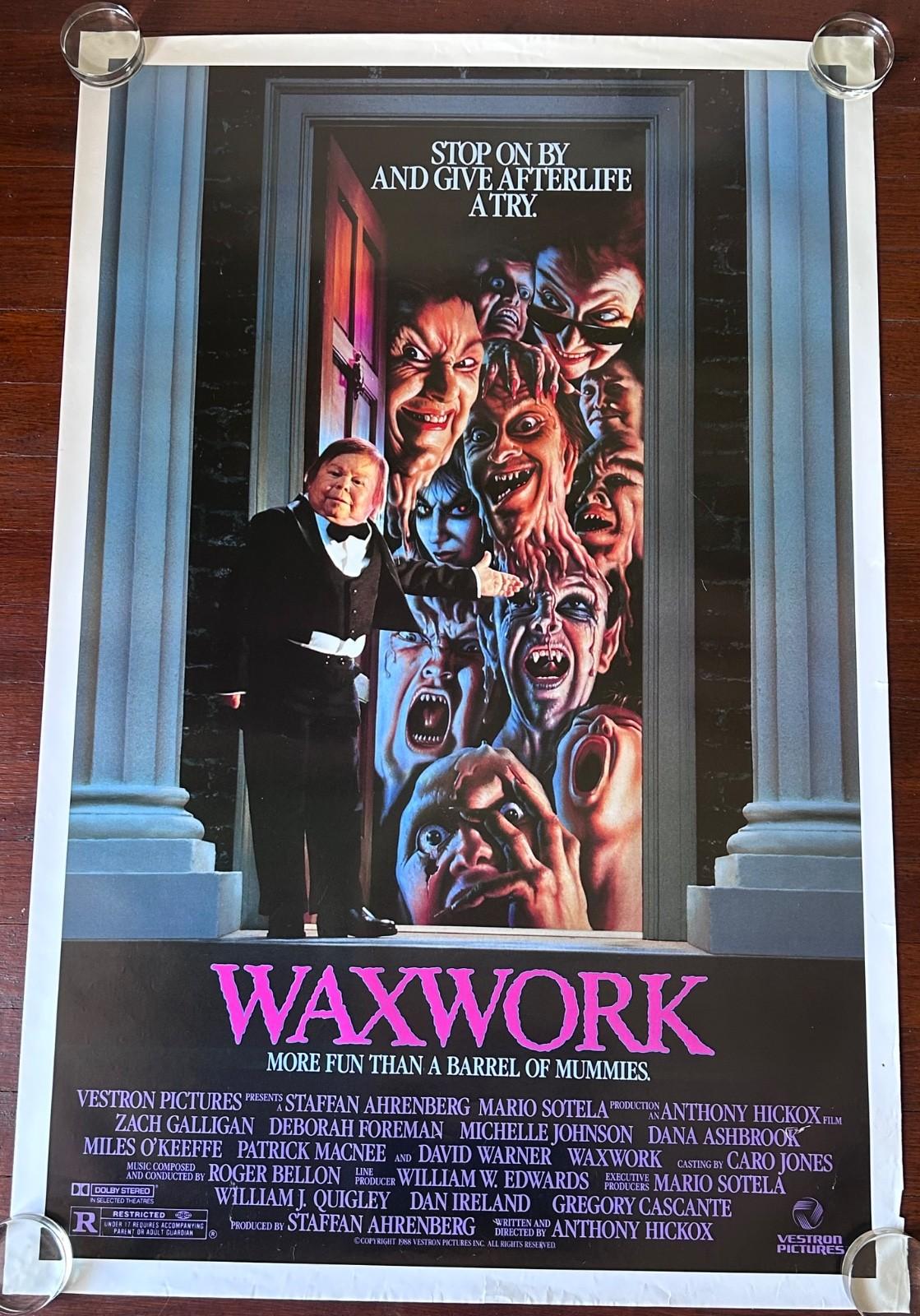27x40 Waxwork Original Theatrical Movie Poster