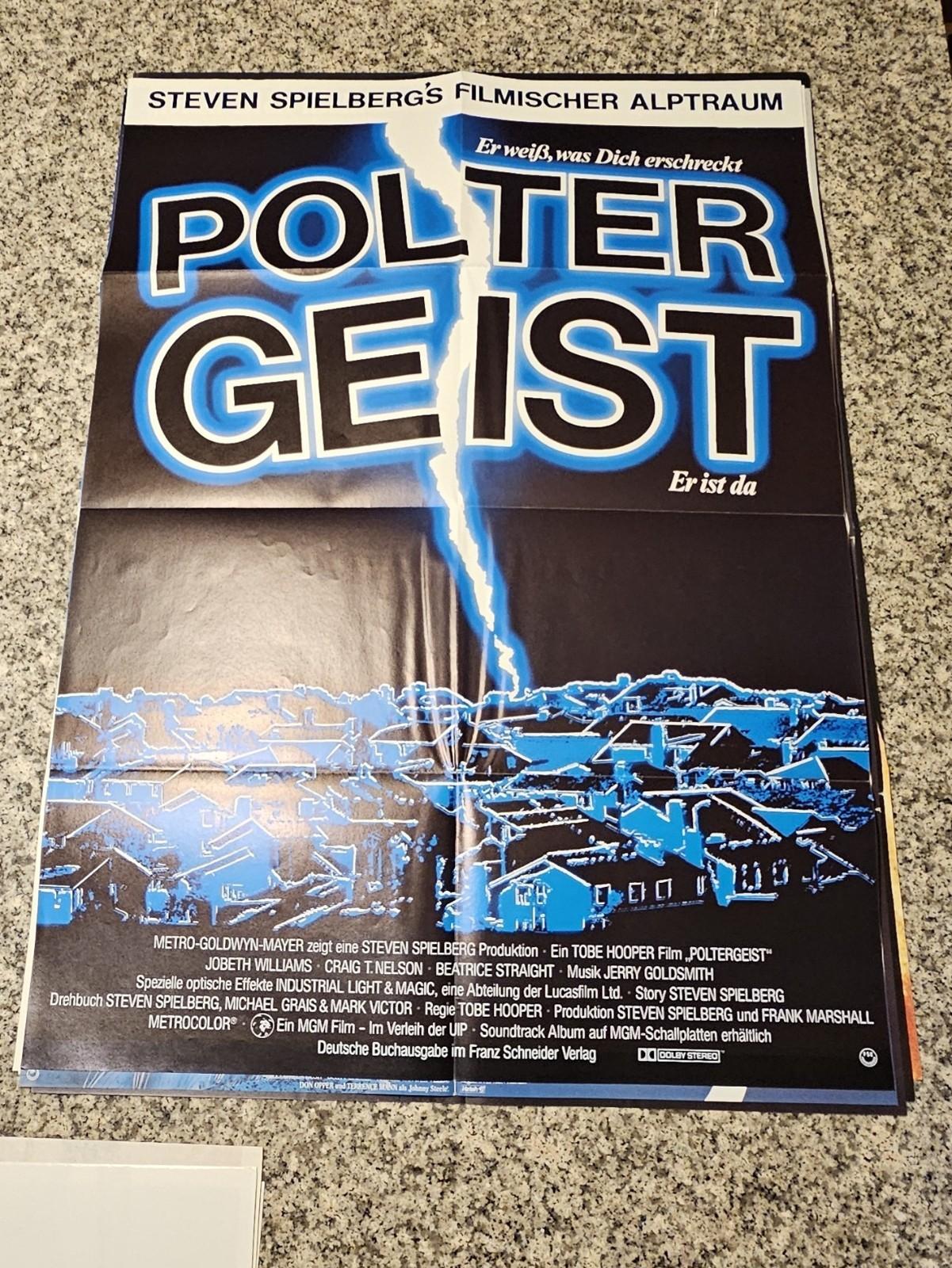POLTERGEIST ORIGINAL GERMAN ONE SHEET FILM POSTER 1982