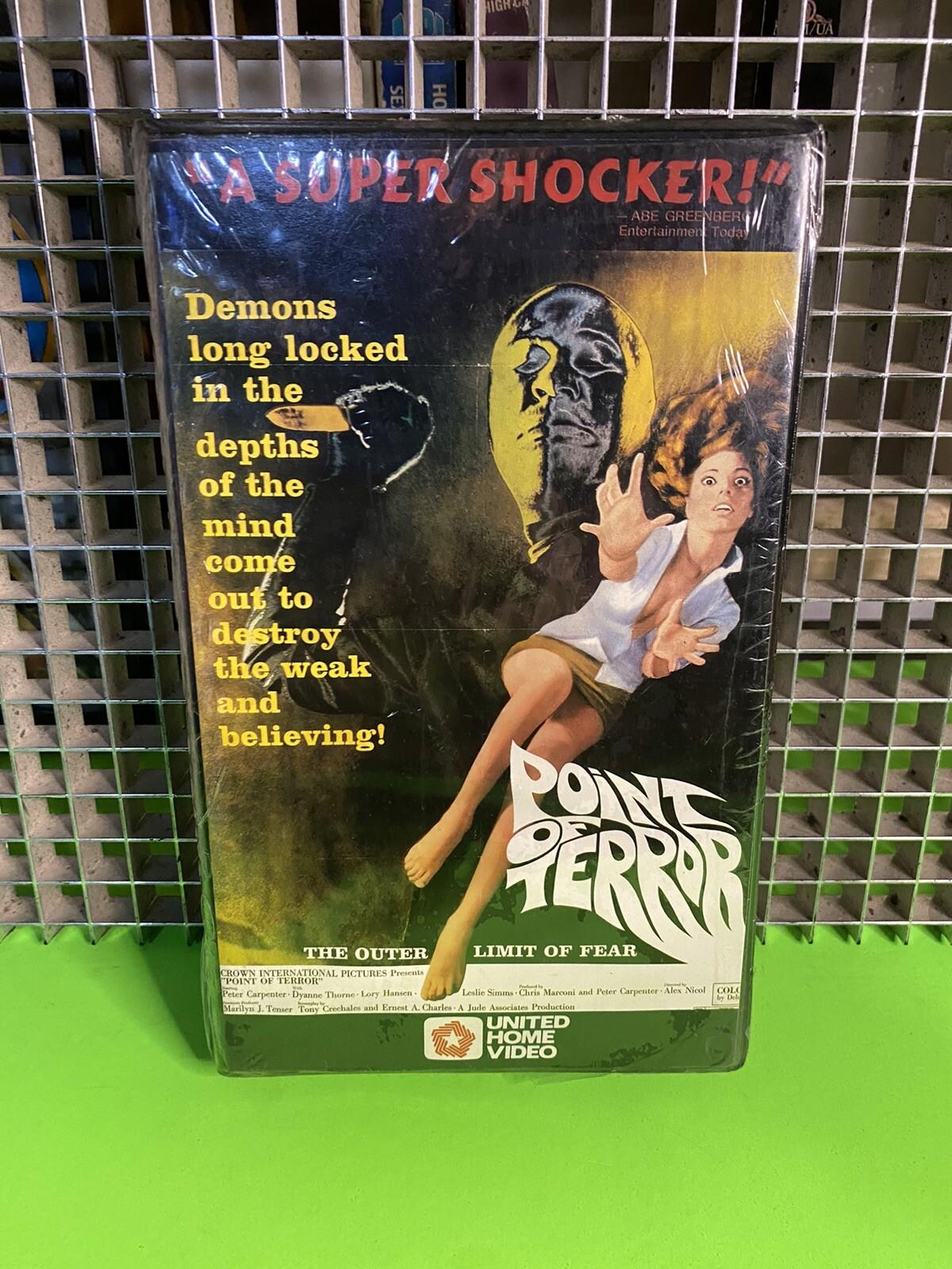 POINT OF TERROR-BETA•BETAMAX•(NOT VHS)NEW SEALED RARE Horror Clamshell