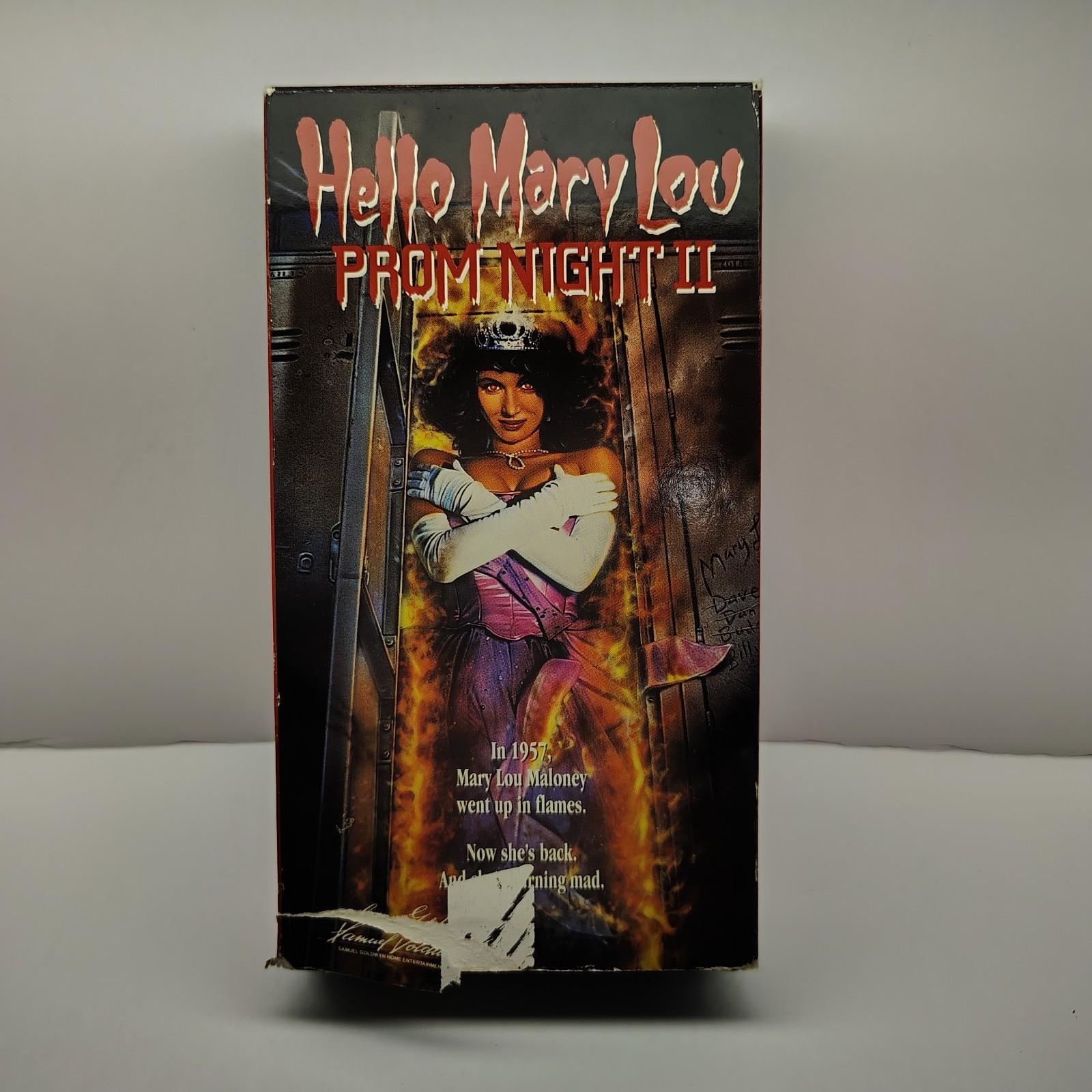 Hello Mary Lou Prom Night 2 1987 VHS Horror Slip Sleeve Cult Classic