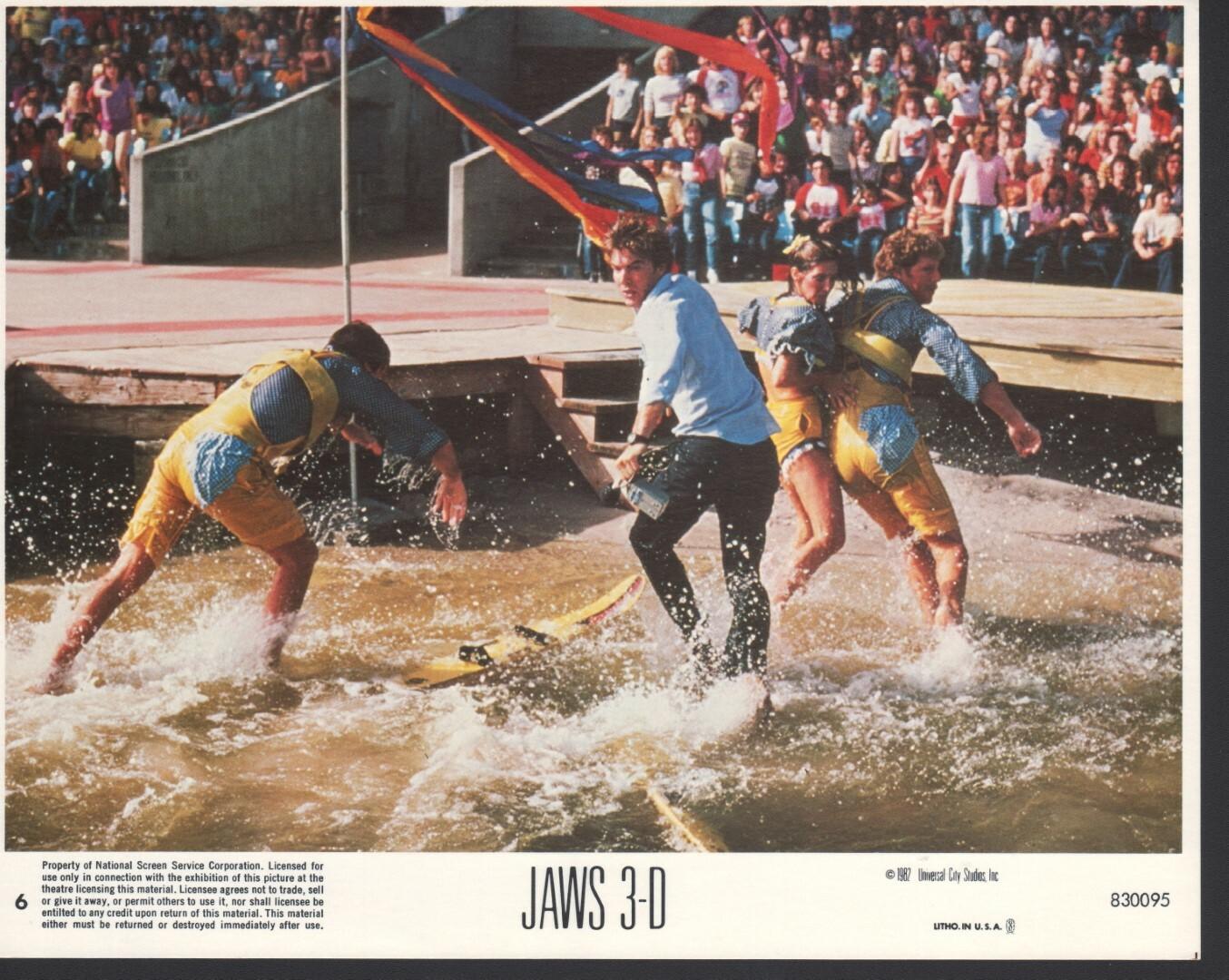 Jaws 3-D (1983) 8x10 color movie photo (aka mini lobby card) #6