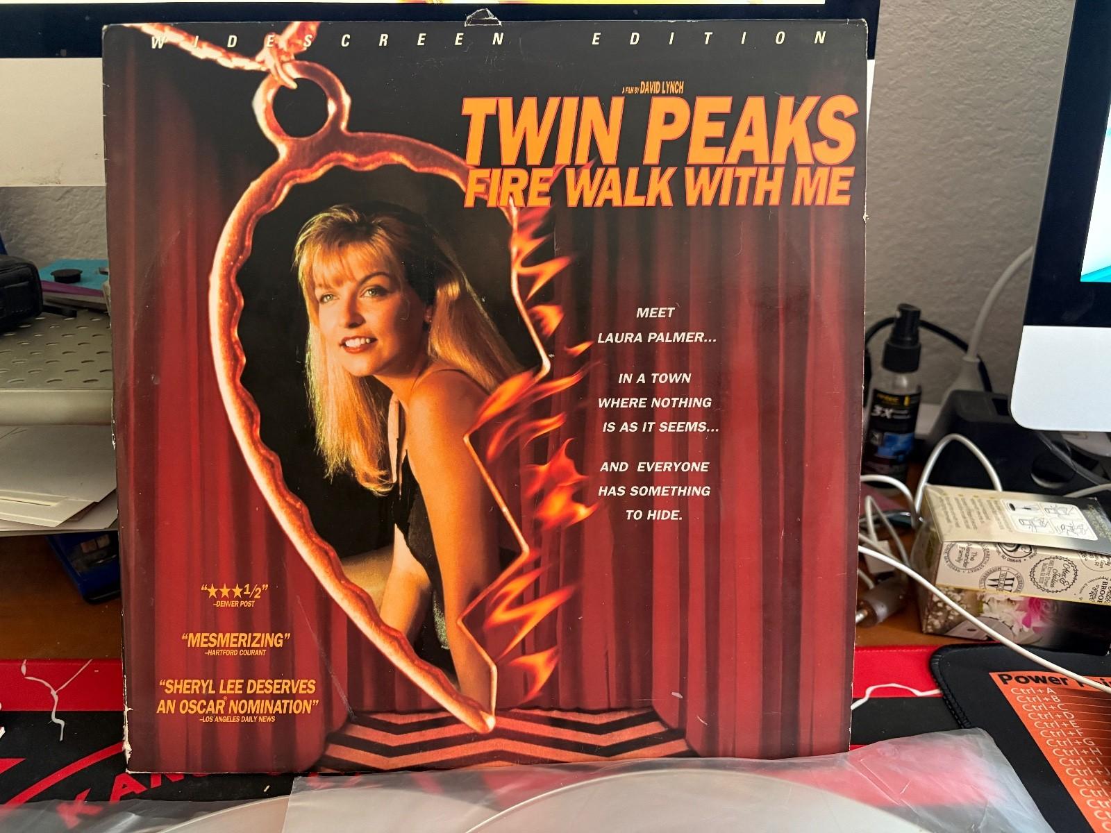 Twin Peaks: Fire Walk with Me 1993 Laserdisc, Warner Bros. ID2335LI Rare