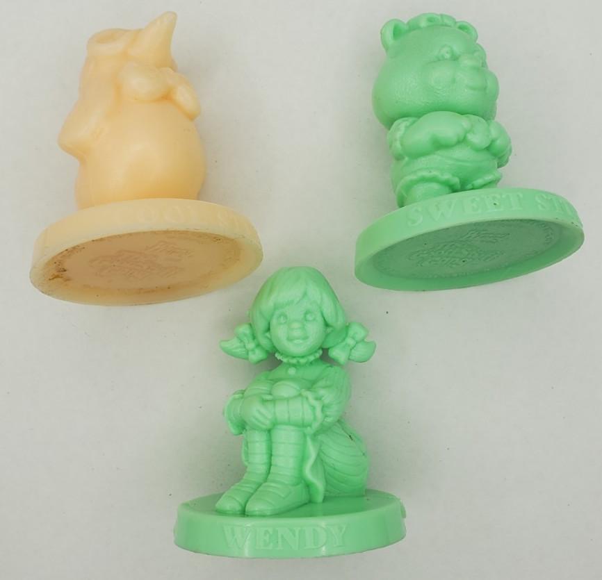 Vintage 1985 Wendys Kids Meal Toys The Good Stuff Gang Lot of 3 Figures w Wendy