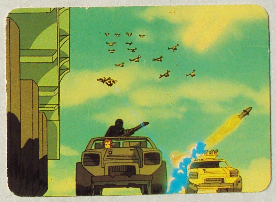 GI Joe Action Cards #71 Vamp Milton Bradley 1986 vintage