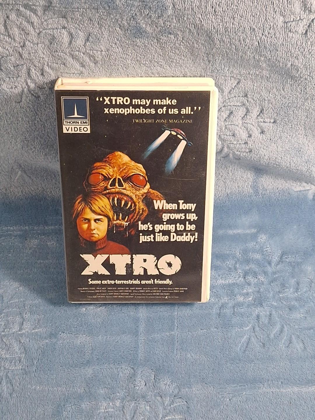 XTRO - BETA RARE - 1982 Harry Bromley Davenport - HORROR - THORN/EMI CLAMSHELL