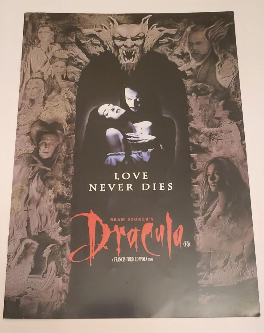 RARE Bram Stoker's Dracula Movie / Film  UK Marketing Booklet  1992 Gary Oldman