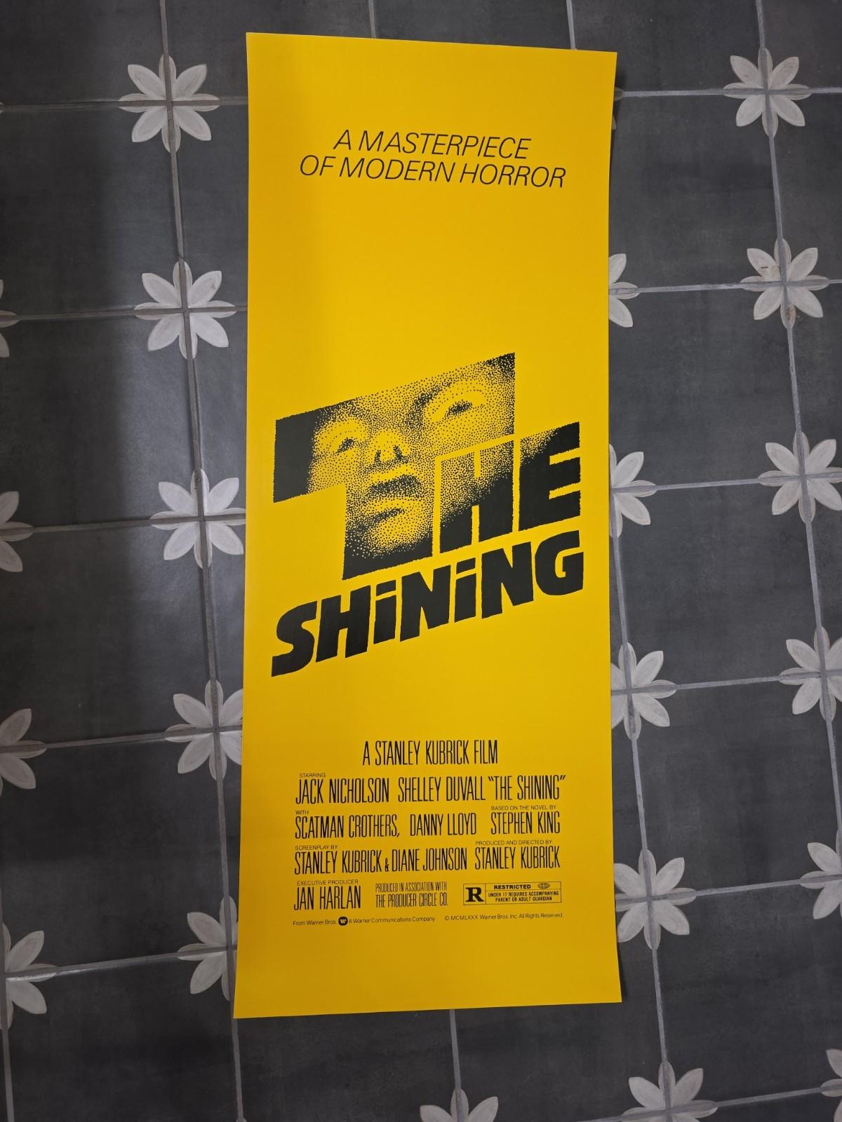 Stanley Kubrick The Shining 1980 Insert Daybill 14x36 Original Movie Poster