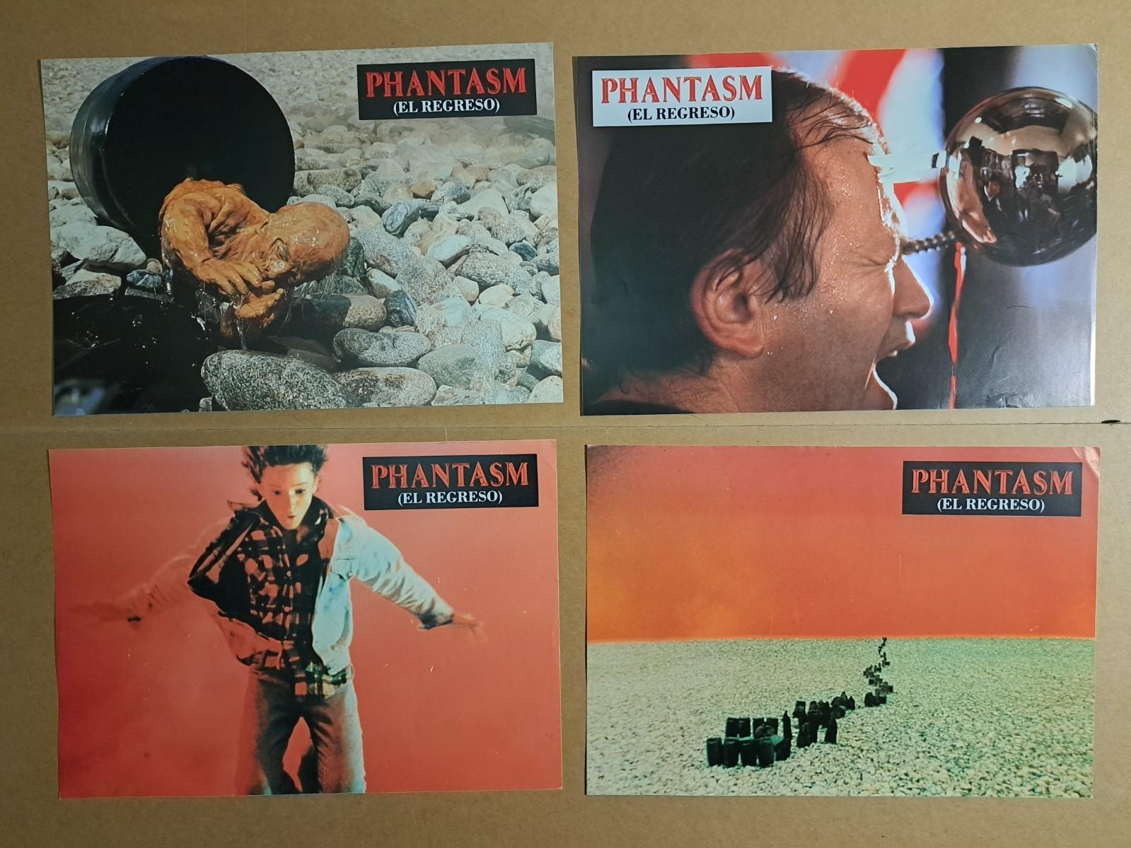 PHANTASM II SPANISH LOBBY CARDS REGGIE BANNISTER ANGUS SCRIMM