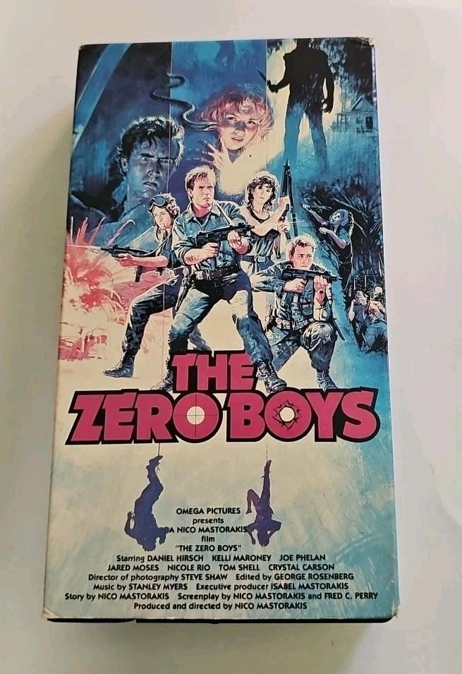 The Zero Boys VHS Lightning Video Daniel Hirsch Nicole Rio UNTESTED RARE VTG 