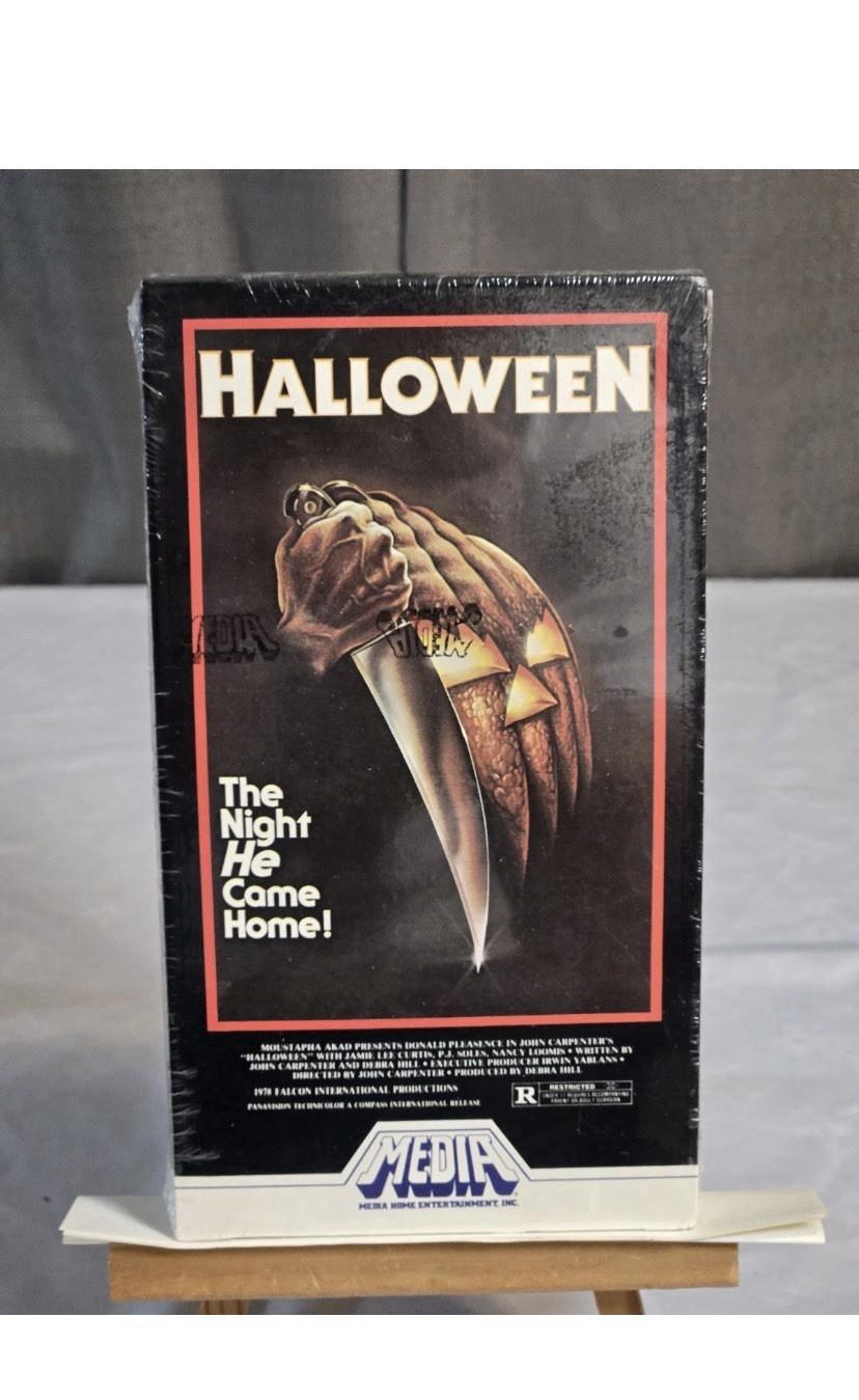 Halloween 1978 (VHS 1981) SEALED MEDIA Watermarks Rare NEAR MINT