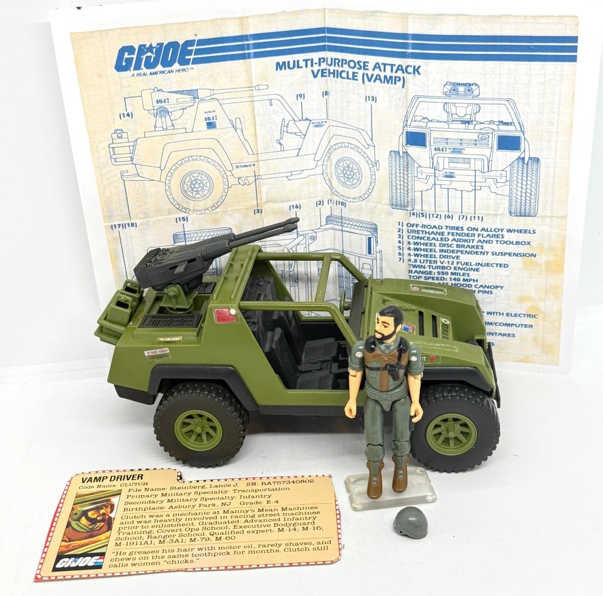 💥RARE 1982 VAMP 100% Complete UNBROKEN Clutch V1 NICE + TIGHT File Card💥