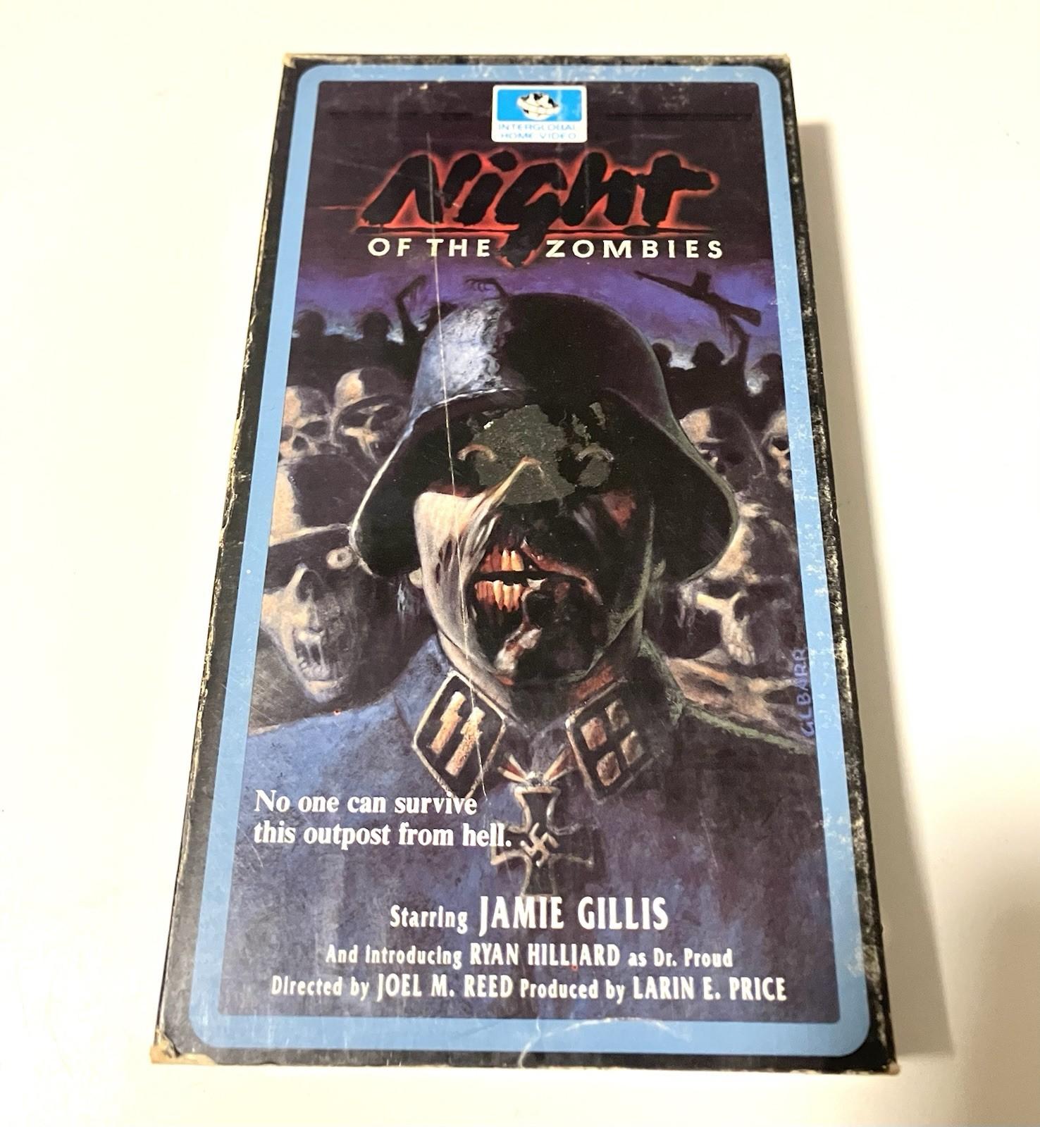 Night Of The Zombies VHS Horror Movie 1981 Tape