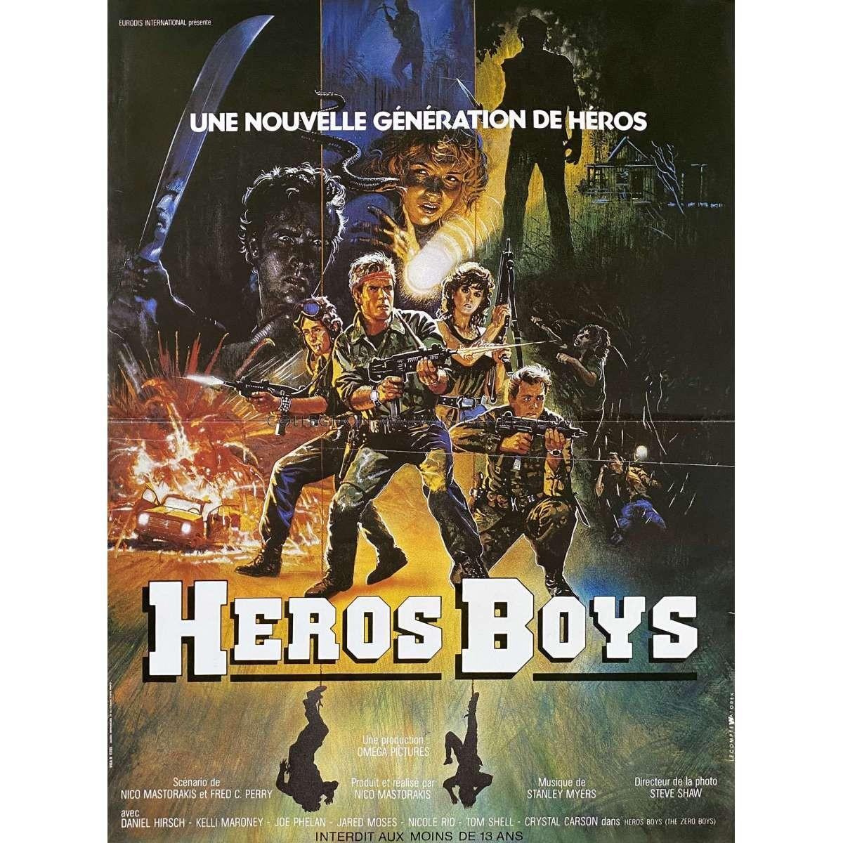 THE ZERO BOYS French Movie Poster  - 15x21 in. - 1986 - Nico Mastorakis, Daniel