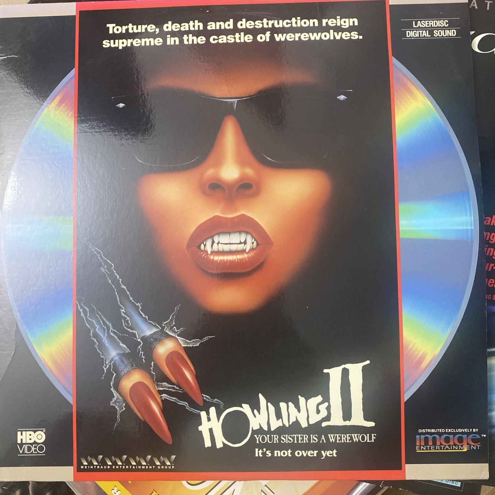 Howling II: Your Sister is a Werewolf  extended play Laserdisc  ID7495HB RARE 