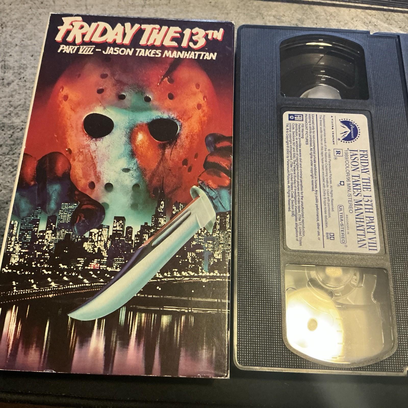 Friday the 13th Part VIII - Jason Takes Manhattan (VHS 1989)