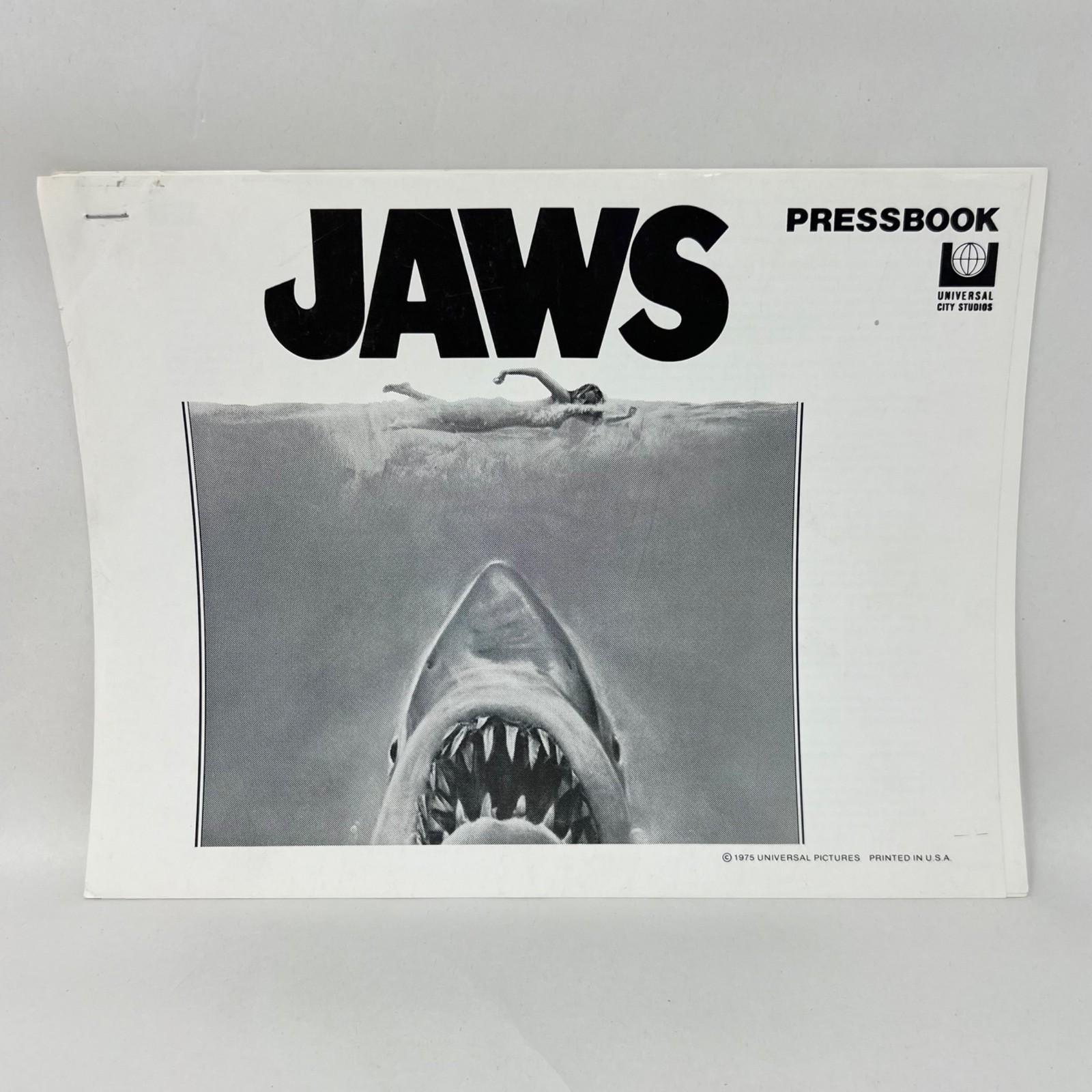 1975 Universal Studios Jaws Original Movie Pressbook (b)