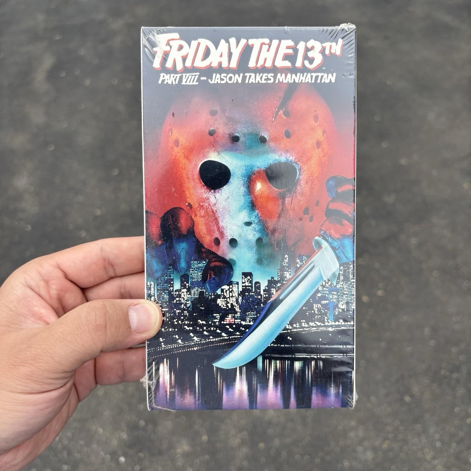 Friday The 13th: Part VIII 8 Jason Takes Manhattan VHS Sealed Horror NEW See Pic