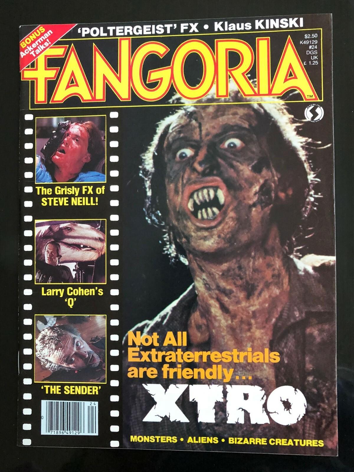 FANGORIA MAGAZINE 24 1982 XTRO  POLTERGEIST Q  RARE VINTAGE UNREAD MINT