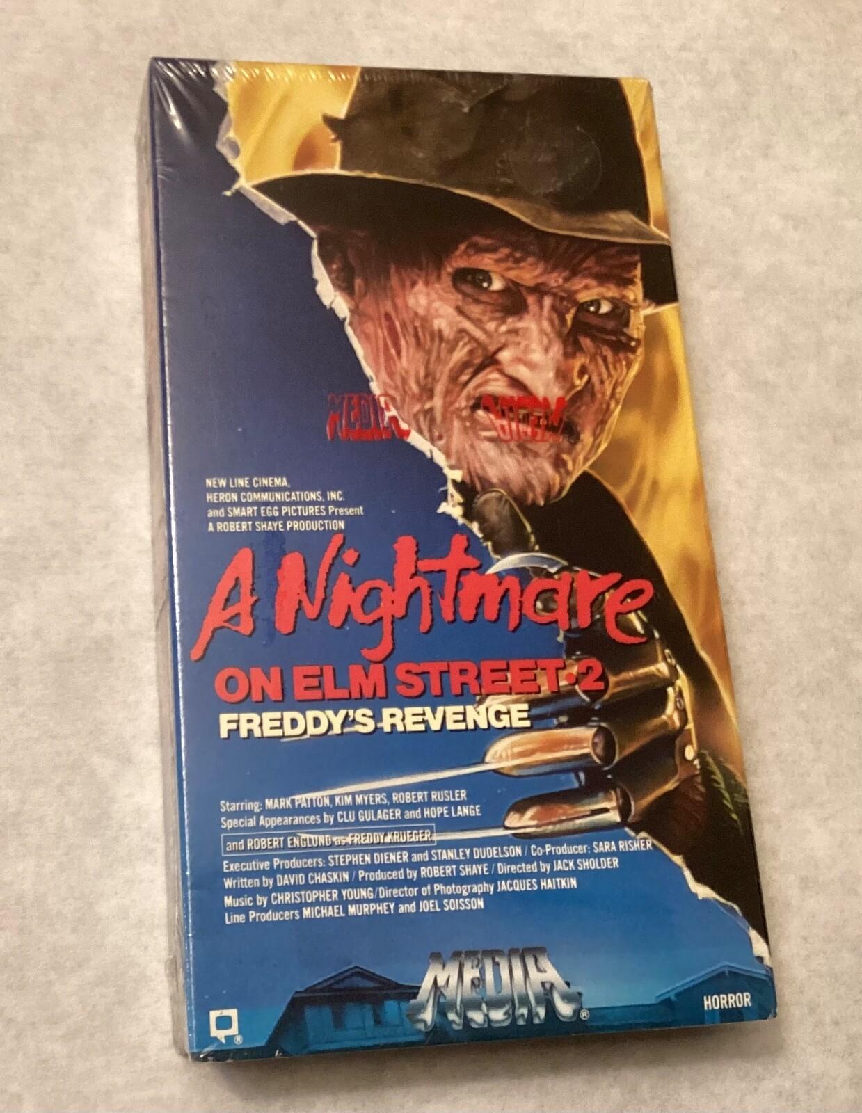 A Nightmare on Elm Street 2 - Freddys Revenge (VHS, 1985) SEALED ORIGINAL