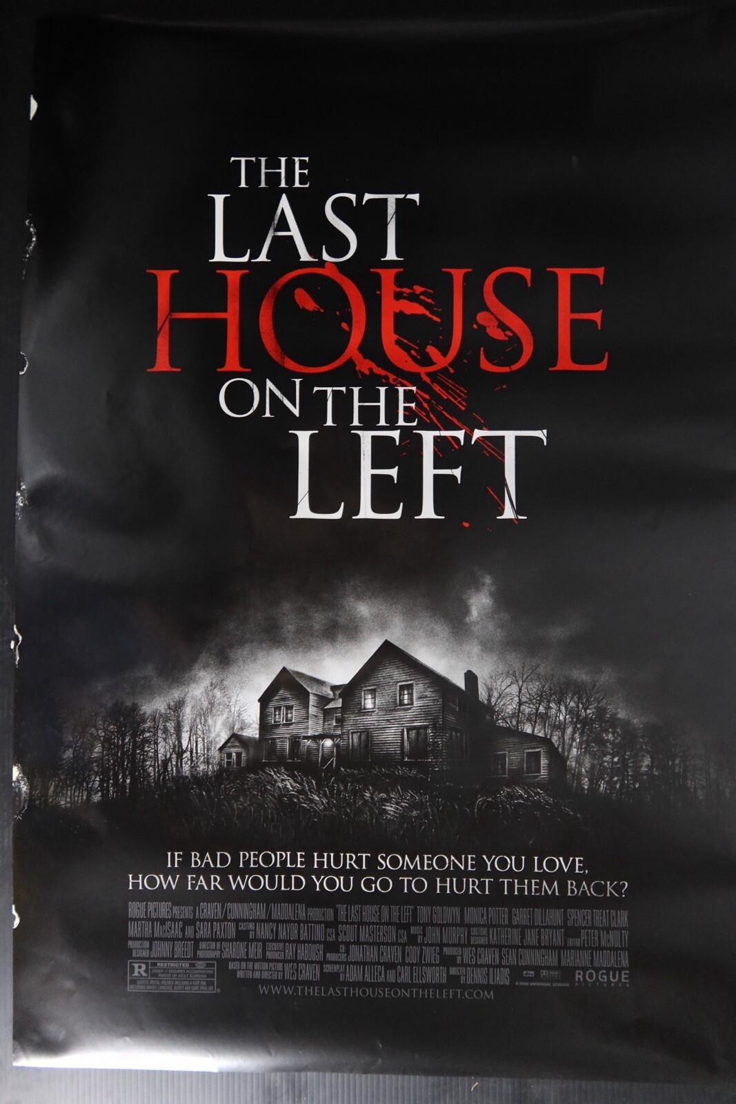 Original Movie Poster For The Last House On The Left Produced By Wes Craven