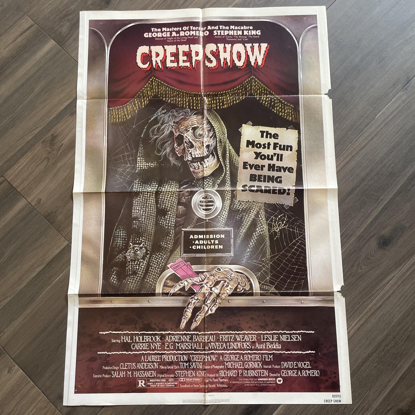 Creepshow Original One Sheet Movie Poster 1982, Stephen King, George Romero