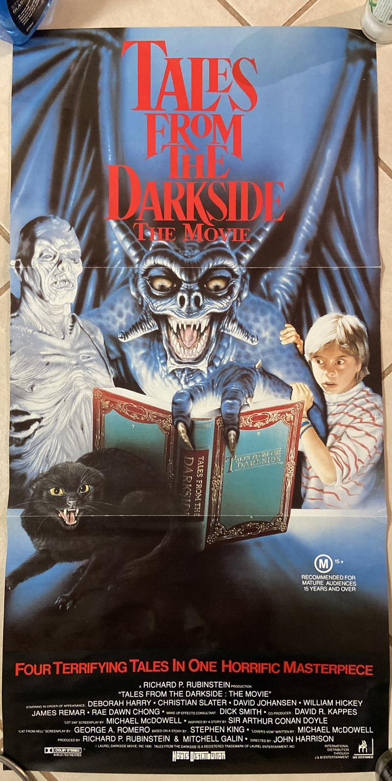 TALES FROM THE DARKSIDE 1990 Original Australian Daybill Movie Poster