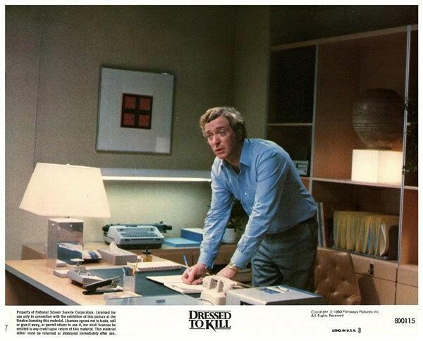 Dressed to Kill Original Lobby Card Brian DePalma Thriller 1980 Michael Caine 