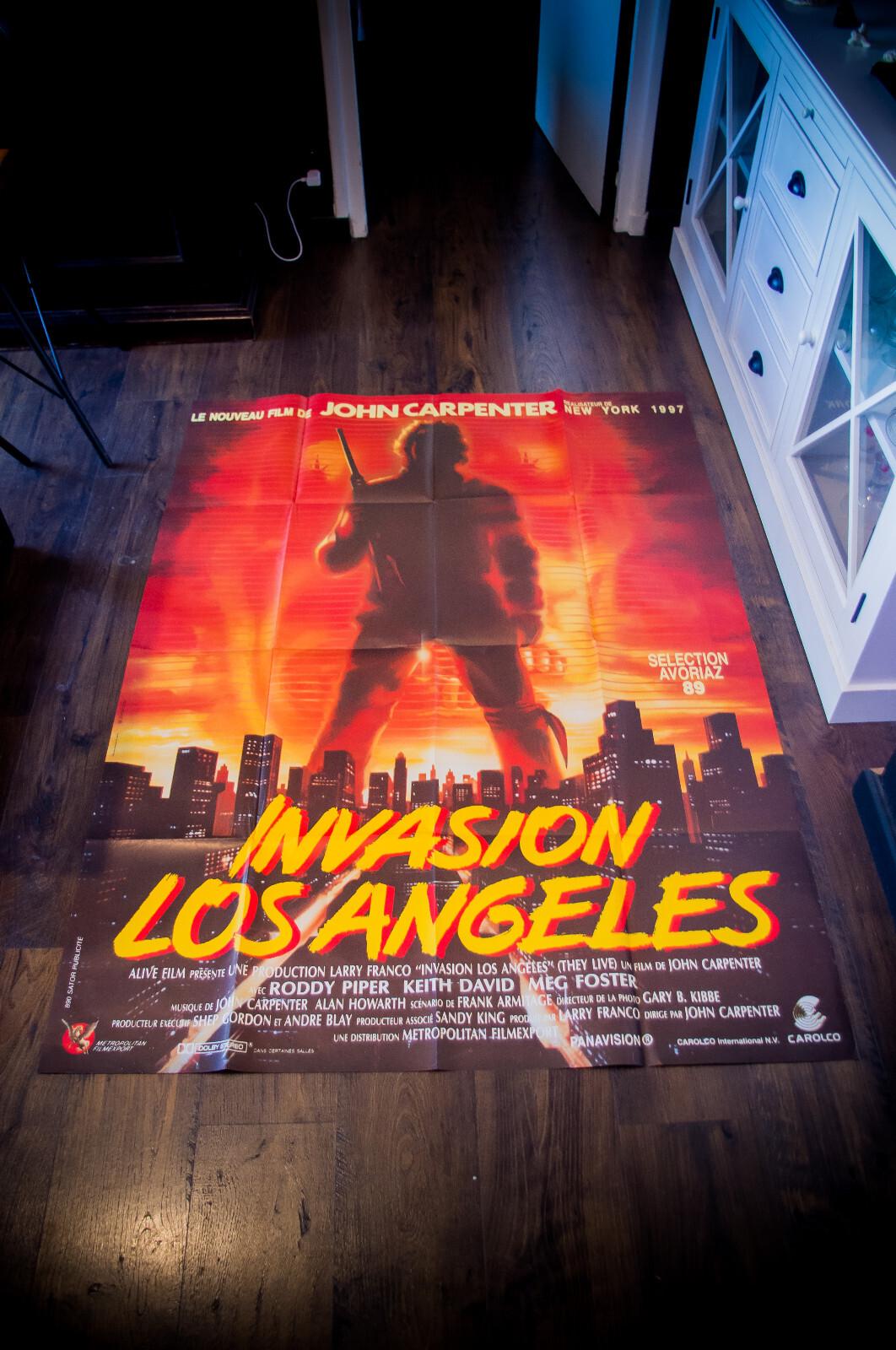 THEY LIVE John Carpenter French Grande Vintage Movie Poster Original 1988