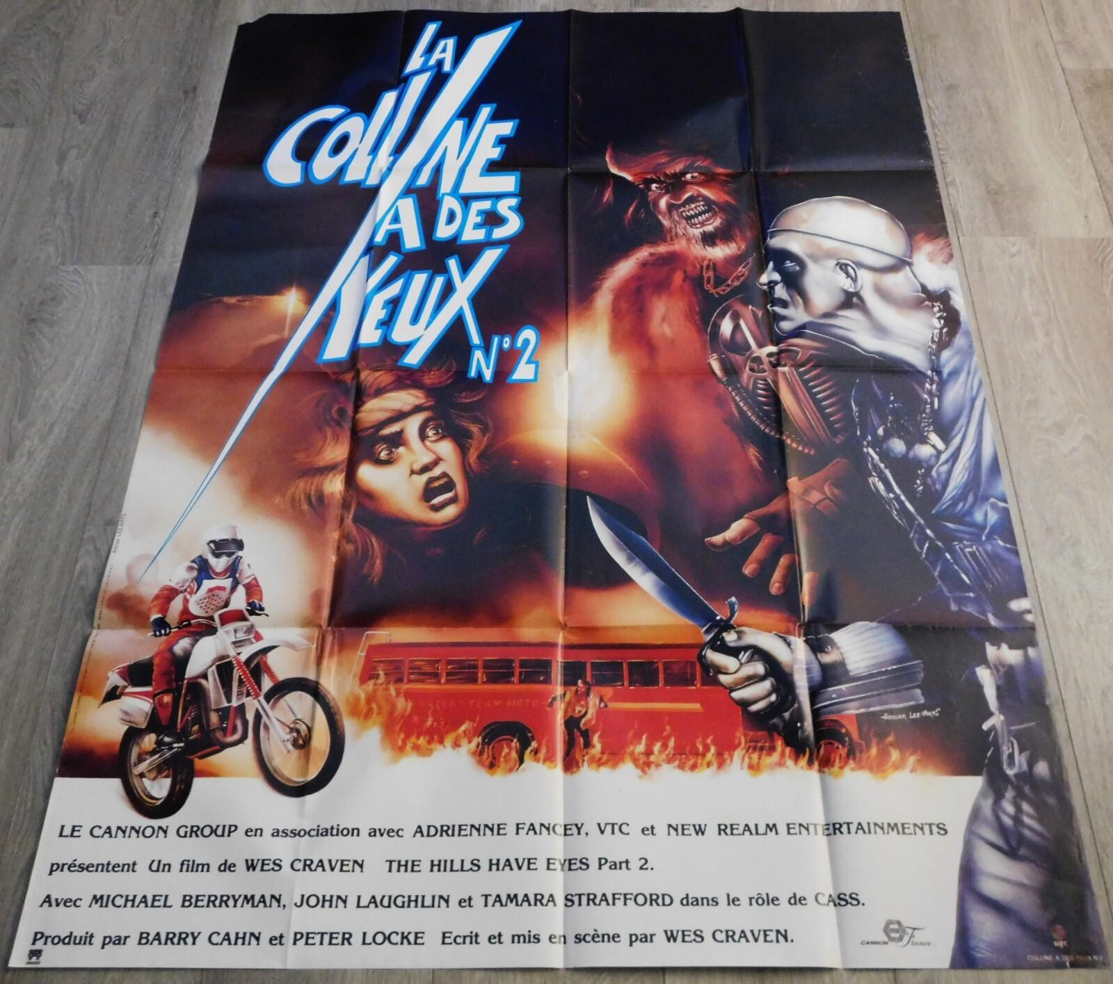 The Hills Have Eyes Part II French Movie Poster Original 47"63 1985 Wes Craven