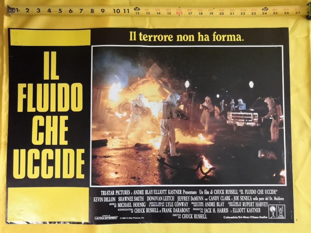 1988 THE BLOB Donovan Leitch Dillon Italian Fotobusta Movie Poster ORIG F15