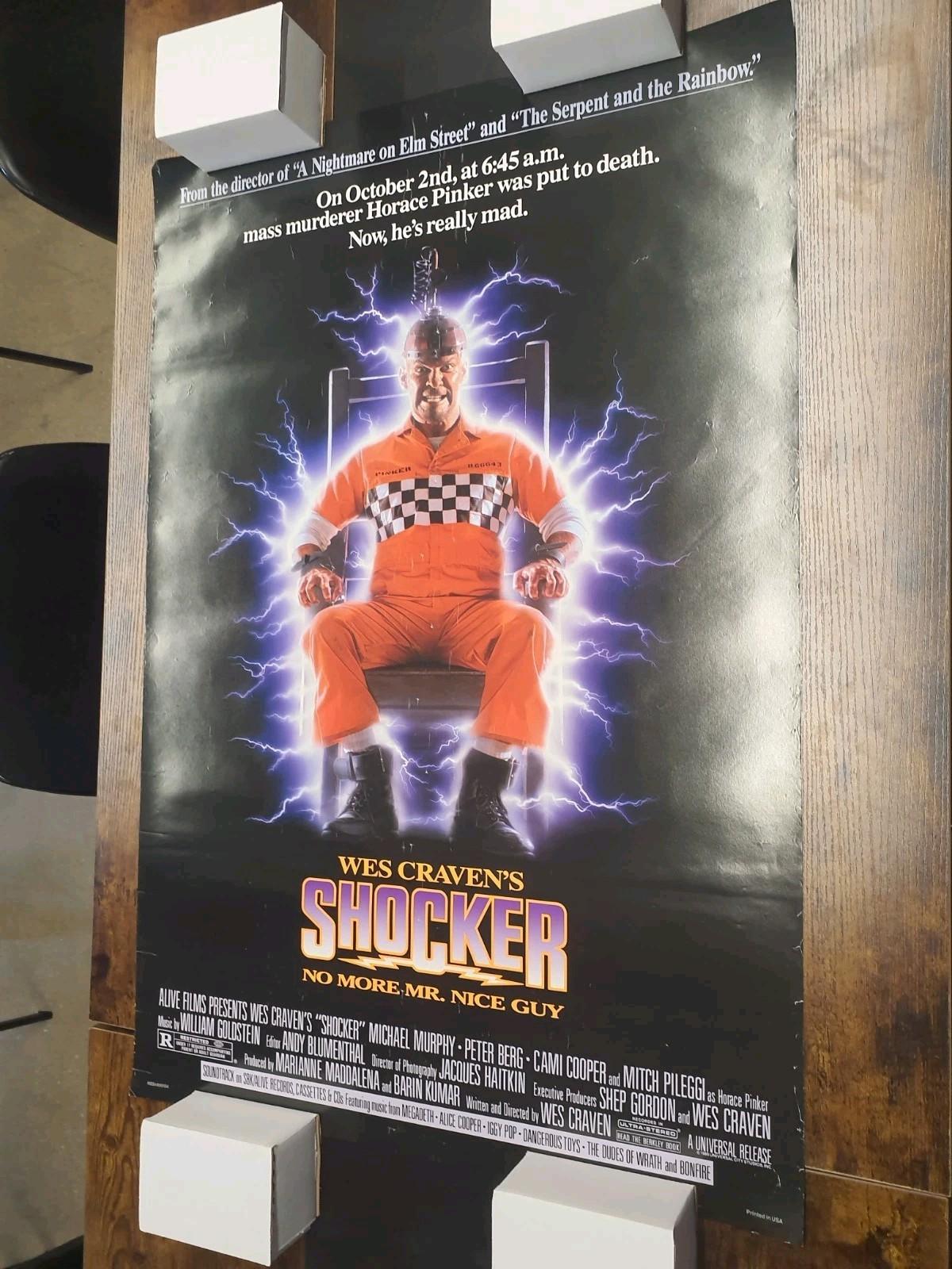 SHOCKER (1990) Double-Sided, Original Poster 27x40 ( TL26 )