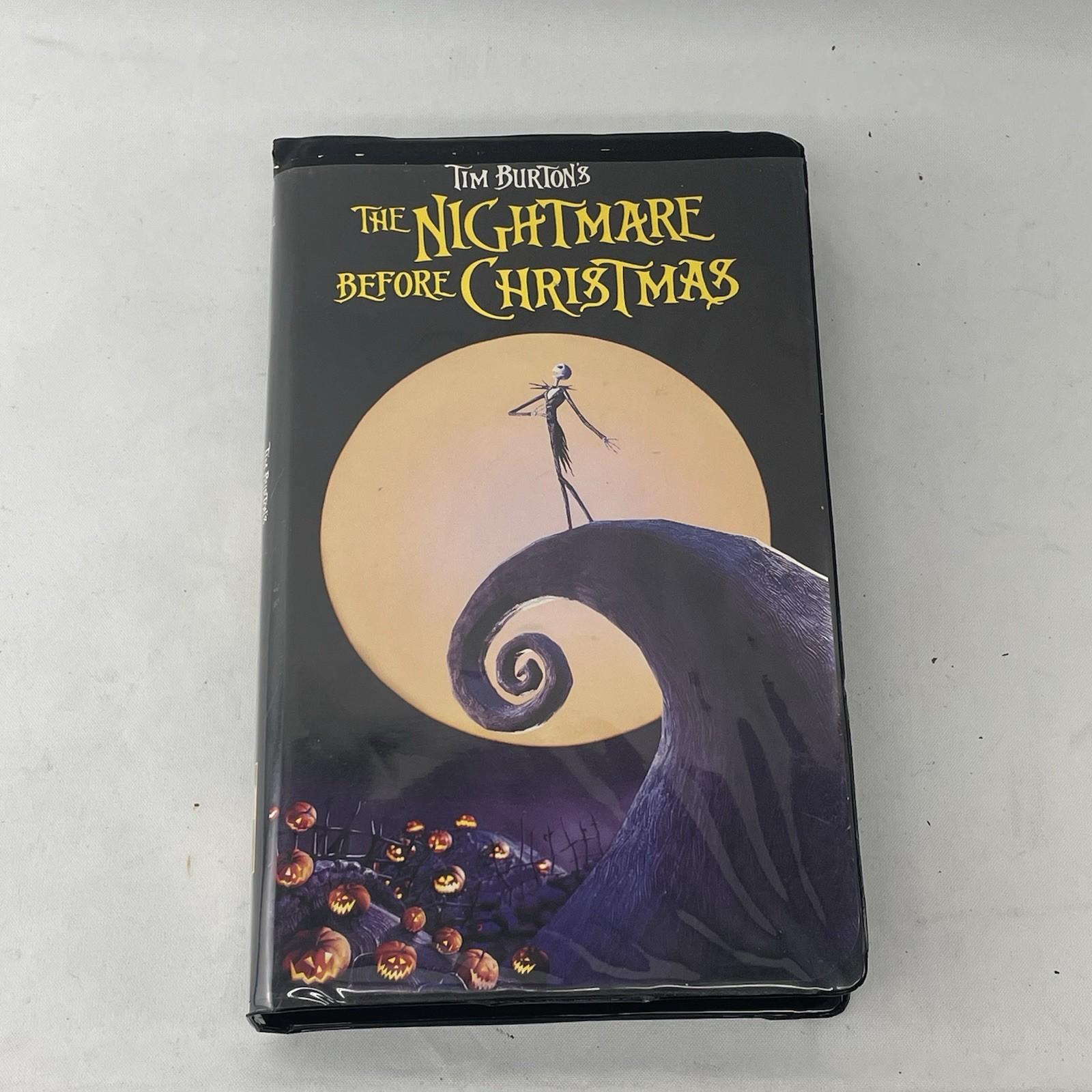 The Nightmare Before Christmas VHS 1993 Animation Original Release Touchstone