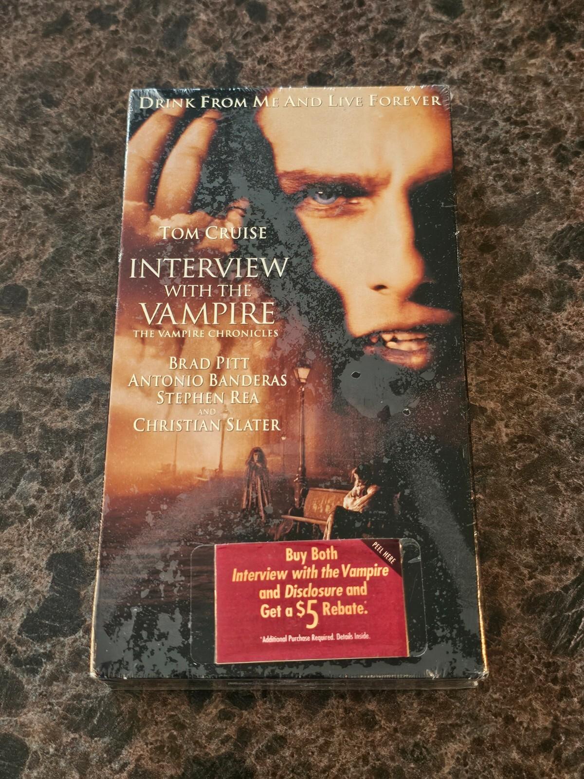 BRAND NEW Interview With The Vampire (VHS; 1994) RARE Sealed OOP Watermarks
